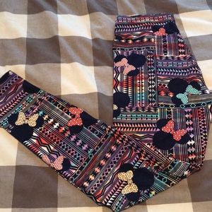 LulaRoe Minnie Mouse leggings